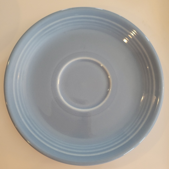 2 Sets Post-86 Fiesta Periwinkle Blue Cups & Saucers~ Fiestaware ~ Retired Color - Picture 10 of 16